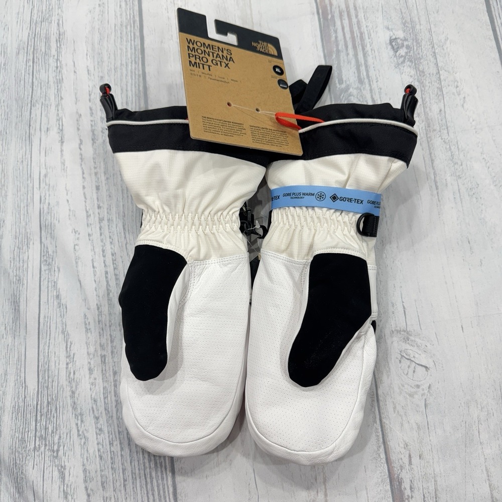 The North Face Women Montana Pro GTX Gortex Mittens Gloves XL Ski Snowboard $150 - Picture 2 of 6